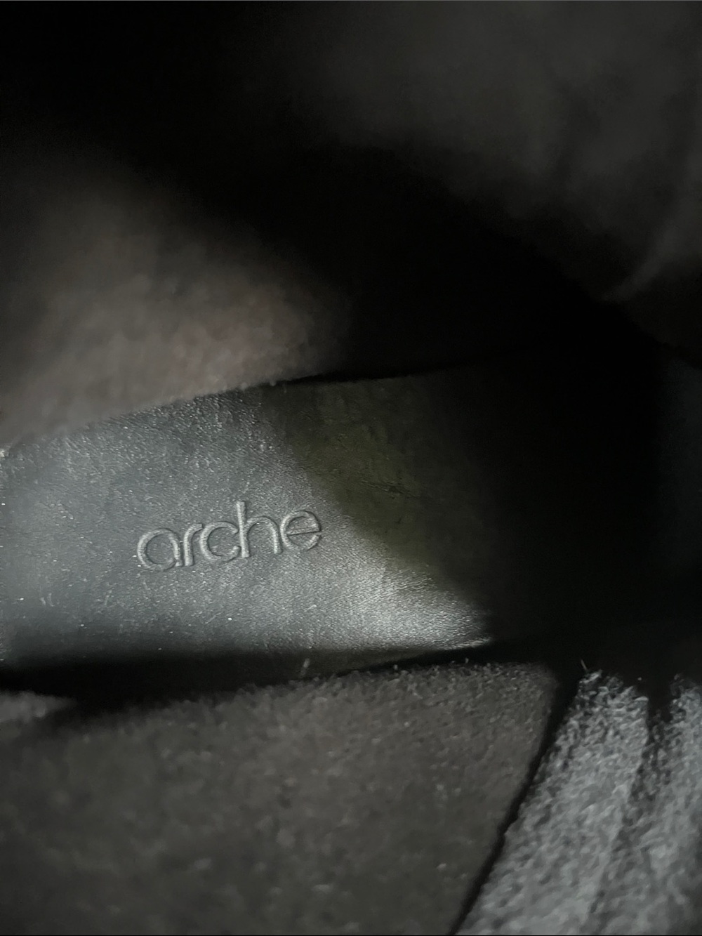 Amazing Arche Lomage Suede Black Ankle Boots 41 9.5 - Picture 7 of 9